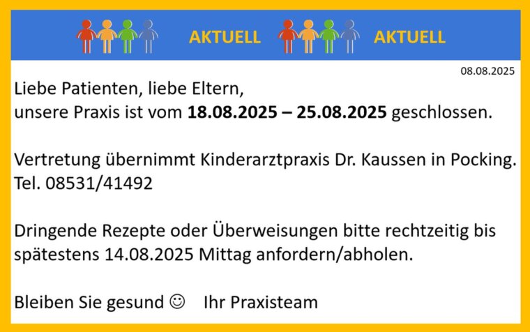 Aktuelles aus der Kinderarztpraxis